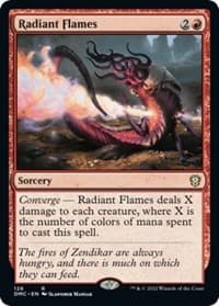 Radiant Flames - Commander: Dominaria United - Magic: The Gathering card