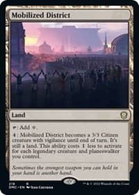 Mobilized District - Commander: Dominaria United - Magic: The Gathering card