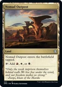 Nomad Outpost - Commander: Dominaria United - Magic: The Gathering card