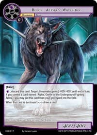 Beros, Alpha's Watchdog - Hero Cluster Starter Decks - Force of Will card
