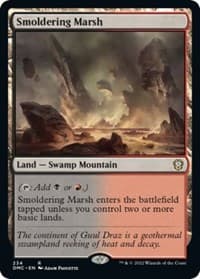 Smoldering Marsh - Commander: Dominaria United - Magic: The Gathering card