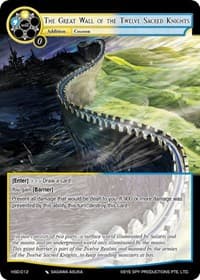 The Great Wall of the Twelve Sacred Knights - Hero Cluster Starter Decks - Force of Will card