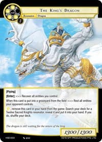The King's Dragon - Hero Cluster Starter Decks - Force of Will card