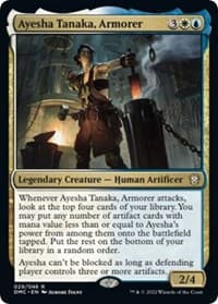Ayesha Tanaka, Armorer - Commander: Dominaria United - Magic: The Gathering card