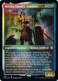 Ayesha Tanaka, Armorer (Foil Etched) - Commander: Dominaria United - Magic: The Gathering card