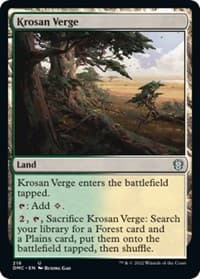 Krosan Verge - Commander: Dominaria United - Magic: The Gathering card