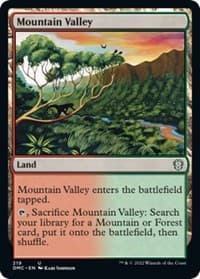 Mountain Valley - Commander: Dominaria United - Magic: The Gathering card