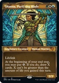 Shanna, Purifying Blade (Showcase) - Dominaria United - Magic: The Gathering card