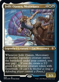Jedit Ojanen, Mercenary (Foil Etched) - Commander: Dominaria United - Magic: The Gathering card