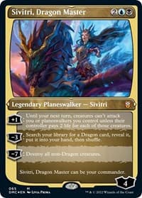 Sivitri, Dragon Master (Foil Etched) - Commander: Dominaria United - Magic: The Gathering card