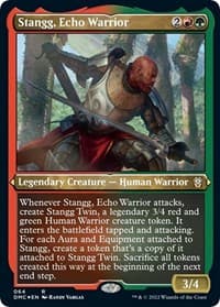 Stangg, Echo Warrior (Foil Etched) - Commander: Dominaria United - Magic: The Gathering card