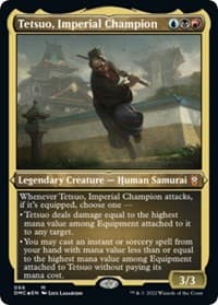 Tetsuo, Imperial Champion (Foil Etched) - Commander: Dominaria United - Magic: The Gathering card