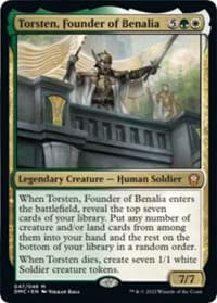 Torsten, Founder of Benalia - Commander: Dominaria United - Magic: The Gathering card