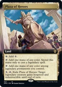 Plaza of Heroes (Extended Art) - Dominaria United - Magic: The Gathering card