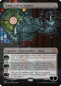 Karn, Living Legacy (Borderless) - Dominaria United - Magic: The Gathering card