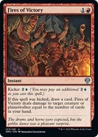 Fires of Victory - Dominaria United - Magic: The Gathering card