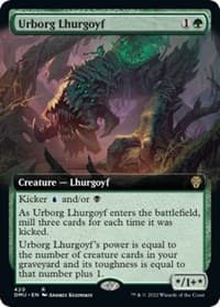 Urborg Lhurgoyf (Extended Art) - Dominaria United - Magic: The Gathering card