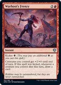 Warhost's Frenzy - Dominaria United - Magic: The Gathering card
