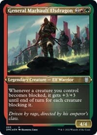 General Marhault Elsdragon (Foil Etched) - Commander: Dominaria United - Magic: The Gathering card