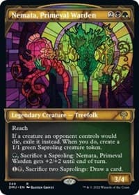 Nemata, Primeval Warden (Textured Foil) - Dominaria United - Magic: The Gathering card