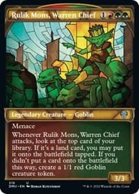 Rulik Mons, Warren Chief (Showcase) - Dominaria United - Magic: The Gathering card