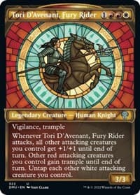 Tori D'Avenant, Fury Rider (Showcase) - Dominaria United - Magic: The Gathering card