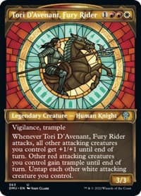 Tori D'Avenant, Fury Rider (Textured Foil) - Dominaria United - Magic: The Gathering card