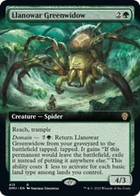 Llanowar Greenwidow (Extended Art) - Dominaria United - Magic: The Gathering card