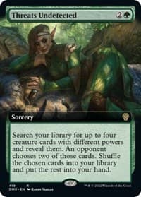 Threats Undetected (Extended Art) - Dominaria United - Magic: The Gathering card