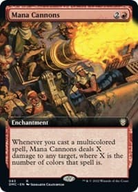 Mana Cannons (Extended Art) - Commander: Dominaria United - Magic: The Gathering card