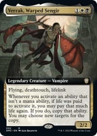 Verrak, Warped Sengir (Extended Art) - Commander: Dominaria United - Magic: The Gathering card