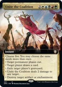 Unite the Coalition (Extended Art) - Commander: Dominaria United - Magic: The Gathering card