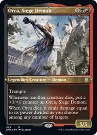 Orca, Siege Demon (Foil Etched) - Commander: Dominaria United - Magic: The Gathering card