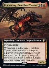 Bladewing, Deathless Tyrant (Extended Art) - Commander: Dominaria United - Magic: The Gathering card