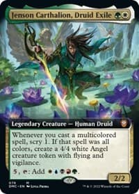 Jenson Carthalion, Druid Exile (Extended Art) - Commander: Dominaria United - Magic: The Gathering card