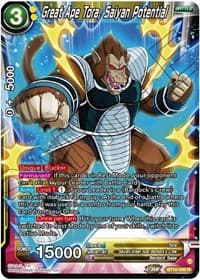 Great Ape Tora, Saiyan Potential - Dawn of the Z-Legends - Dragon Ball Super: Masters card