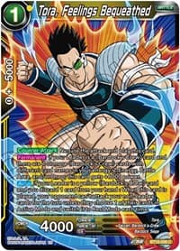 Tora, Feelings Bequeathed - Dawn of the Z-Legends - Dragon Ball Super: Masters card
