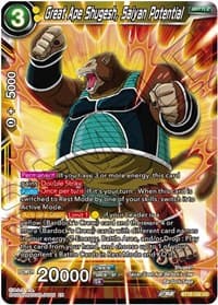 Great Ape Shugesh, Saiyan Potential - Dawn of the Z-Legends - Dragon Ball Super: Masters card