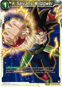 A Saiyan's Willpower - Dawn of the Z-Legends - Dragon Ball Super: Masters card