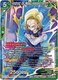 Android 18, Measureless Strength - Dawn of the Z-Legends - Dragon Ball Super: Masters card