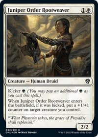 Juniper Order Rootweaver - Dominaria United - Magic: The Gathering card