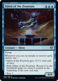 Djinn of the Fountain - Dominaria United - Magic: The Gathering card