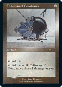 Talisman of Dominance (Retro Frame) (Foil Etched) - Secret Lair Drop Series - Magic: The Gathering card