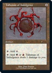 Talisman of Indulgence (Retro Frame) - Secret Lair Drop Series - Magic: The Gathering card