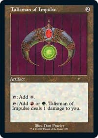 Talisman of Impulse (Retro Frame) - Secret Lair Drop Series - Magic: The Gathering card