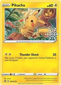 Pikachu - SWSH153 (Holiday Calendar) - SWSH: Sword & Shield Promo Cards - Pokemon card