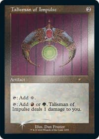 Talisman of Impulse (Retro Frame) (Foil Etched) - Secret Lair Drop Series - Magic: The Gathering card