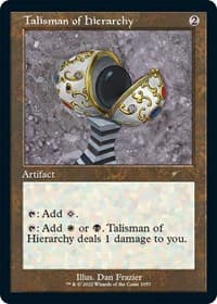 Talisman of Hierarchy (Retro Frame) - Secret Lair Drop Series - Magic: The Gathering card