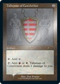 Talisman of Conviction (Retro Frame) (Foil Etched) - Secret Lair Drop Series - Magic: The Gathering card