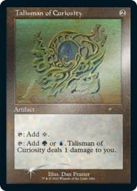 Talisman of Curiosity (Retro Frame) (Foil Etched) - Secret Lair Drop Series - Magic: The Gathering card